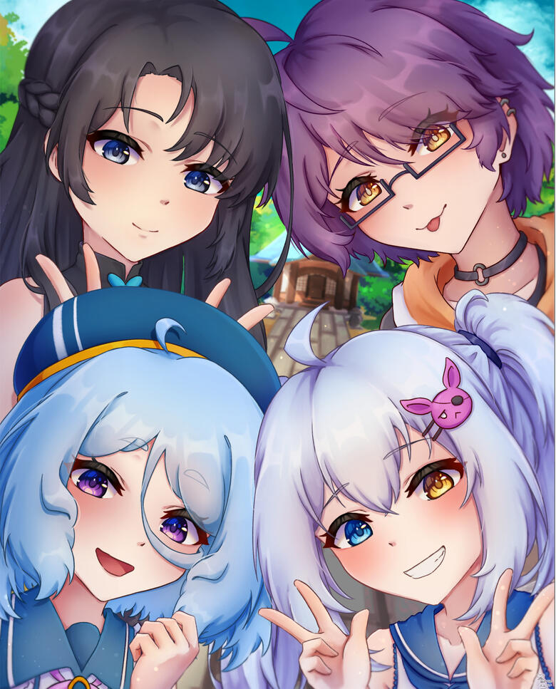 Yokura, Ashe Goto, Beru Izumi &amp; Pahi Channel, Vtubers